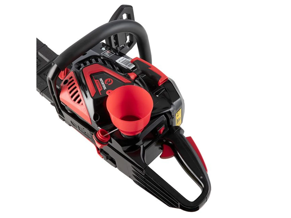 Бензопила ланцюгова 2.6 кВт., 58 см3, шина 45 см/18", шаг 0,325", мін/макс. 3200/10500 об/хв, STORM INTERTOOL WT-0640 