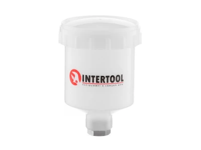 Бачок пластиковий міні для HVLP з внутрішньою різьбою M14x1, 125 мл INTERTOOL PT-1900