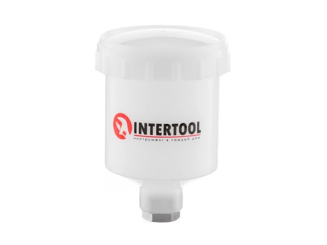 Бачок пластиковий міні для HVLP з внутрішньою різьбою M14x1, 125 мл INTERTOOL PT-1900 