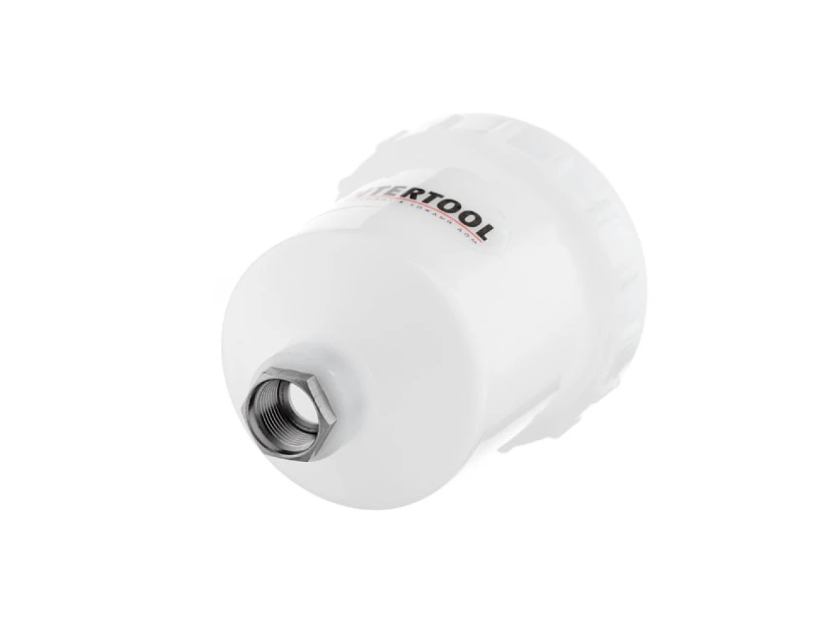 Бачок пластиковий міні для HVLP з внутрішньою різьбою M14x1, 125 мл INTERTOOL PT-1900 