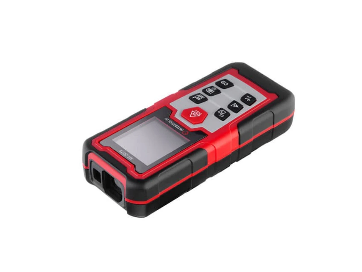 Дальномер лазерный 30м, откидная ножка INTERTOOL MT-3073 