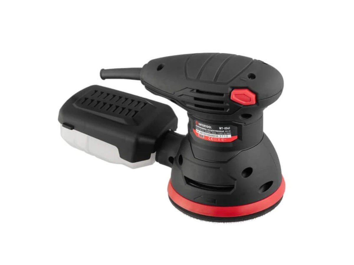 Шлифмашина эксцентриковая 125 мм, 300 Вт, 5000-12000 об/мин INTERTOOL WT-0541 