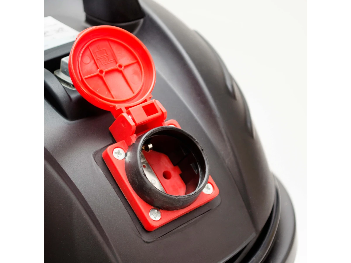 Пилосос промисловий 30 л, 1400 Вт, сухе, вологе прибирання, багаторазовий спонж-фільтр, фільтр-пакет INTERTOOL DT-1030 