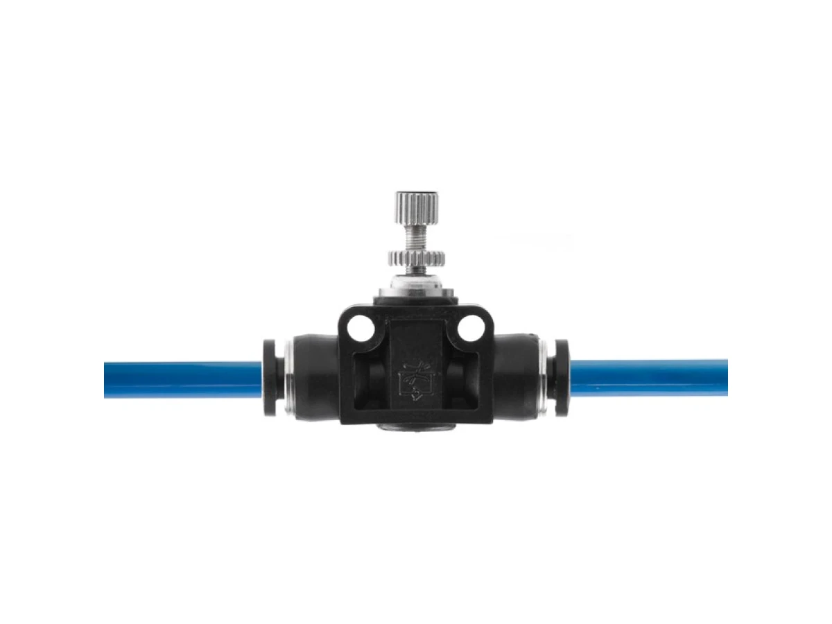 З'єднання цангове пряме з регулятором, для поліуретанових та ін. шлангів 4*4 мм INTERTOOL PT-2395 