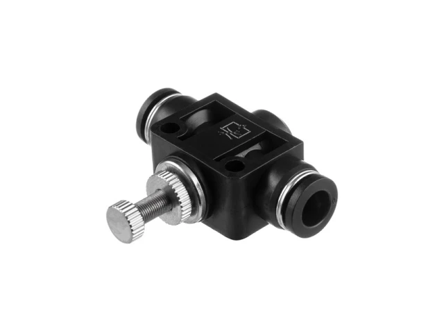 З'єднання цангове пряме з регулятором, для поліуретанових та ін. шлангів 8*8 мм INTERTOOL PT-2397 