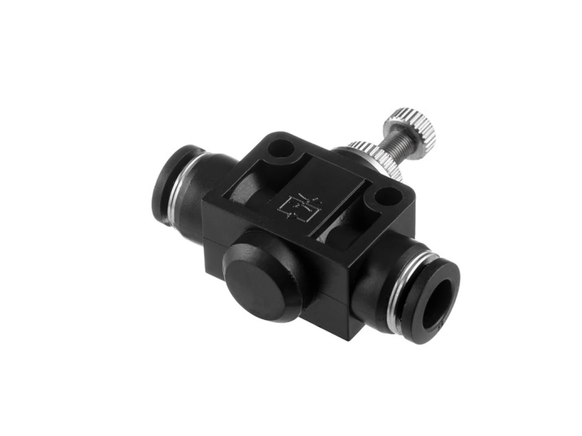 З'єднання цангове пряме з регулятором, для поліуретанових та ін. шлангів 8*8 мм INTERTOOL PT-2397 