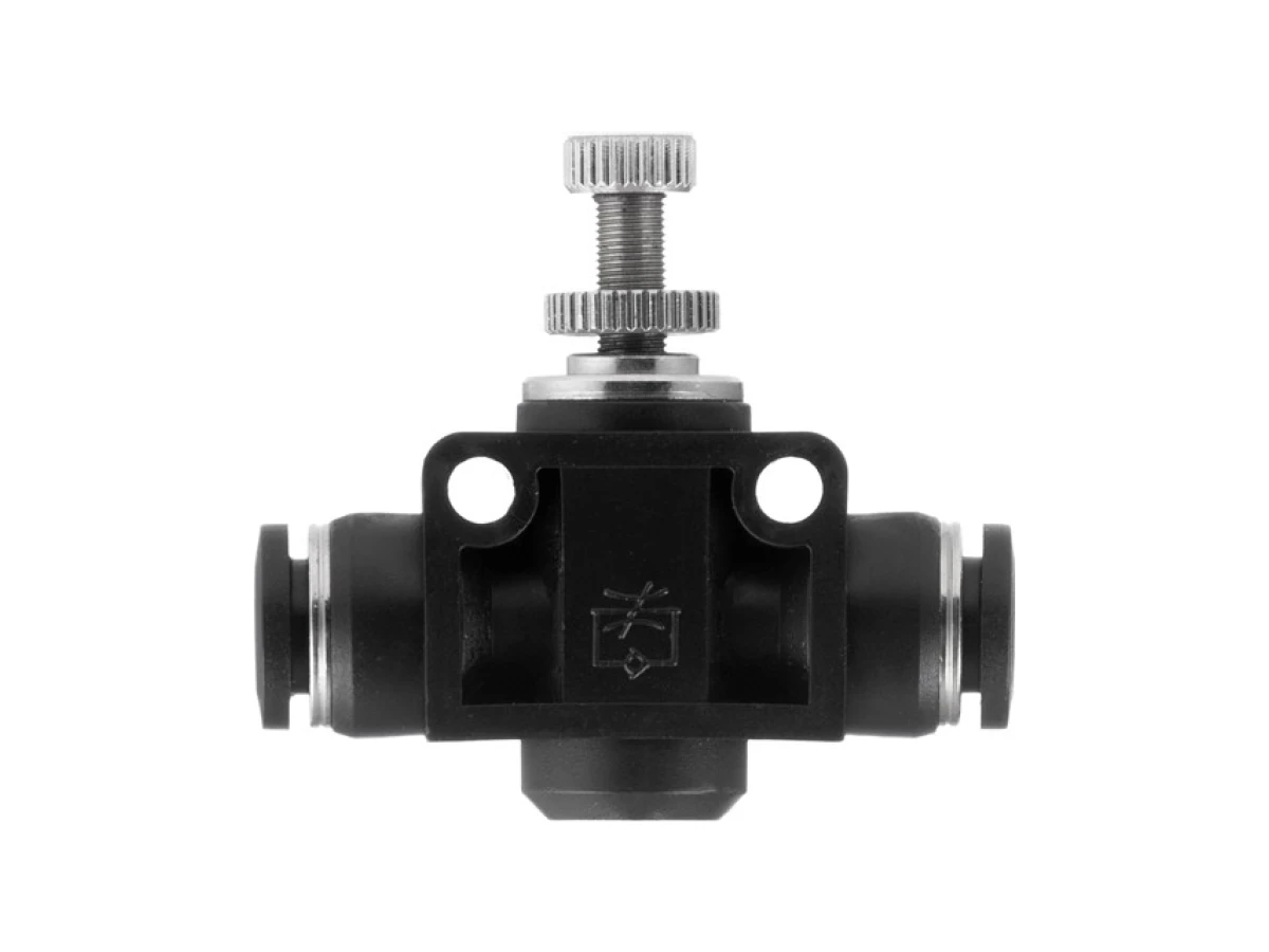 З'єднання цангове пряме з регулятором, для поліуретанових та ін. шлангів 8*8 мм INTERTOOL PT-2397 