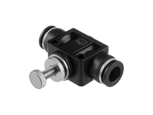 З'єднання цангове пряме з регулятором, для поліуретанових та ін. шлангів 10*10 мм INTERTOOL PT-2398 