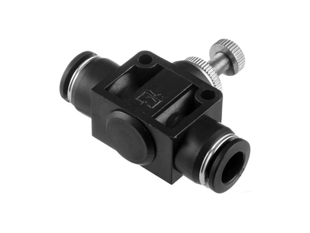 З'єднання цангове пряме з регулятором, для поліуретанових та ін. шлангів 10*10 мм INTERTOOL PT-2398 