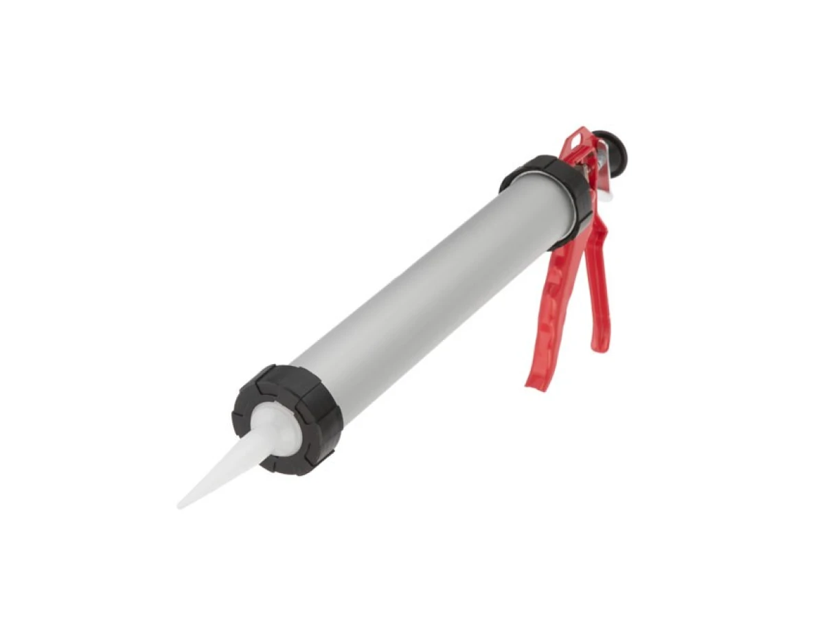 Пістолет для видавлювання силікону 600 мл INTERTOOL HT-0026 