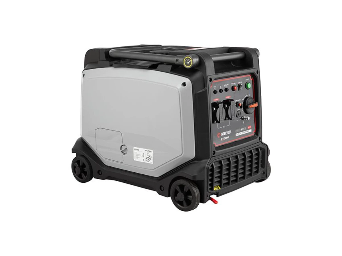 Генератор бензиновый инверторный 3.5/3.8 кВт, 220 В, 11 л, электро+ручной старт, медная обмотка, STORM INTERTOOL DT-1338 