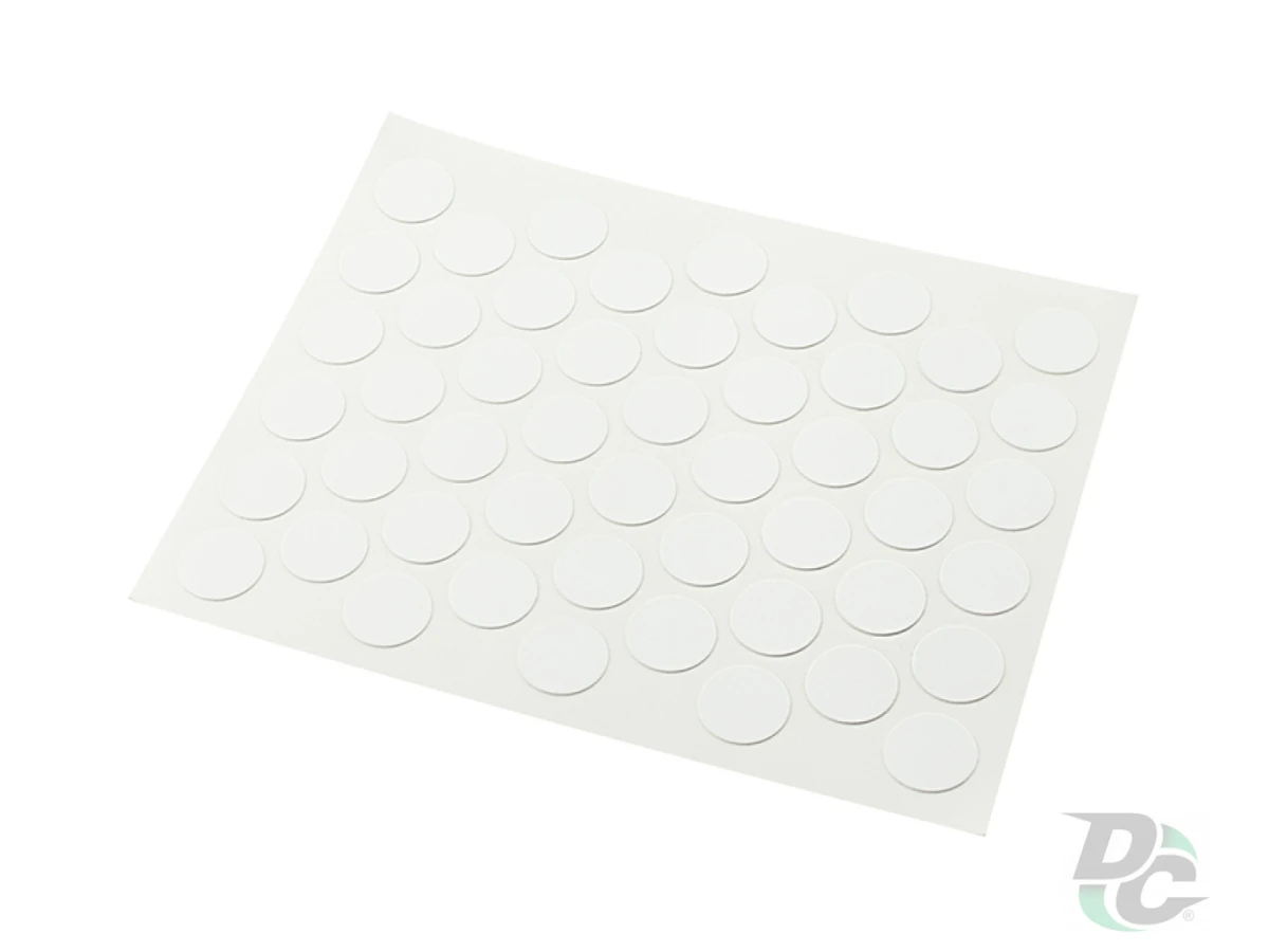 Заглушка самоклеющаяся на конфирмат белая глянцевая 0311 