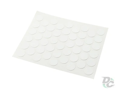 Заглушка самоклеющаяся на конфирмат белая глянцевая 0311