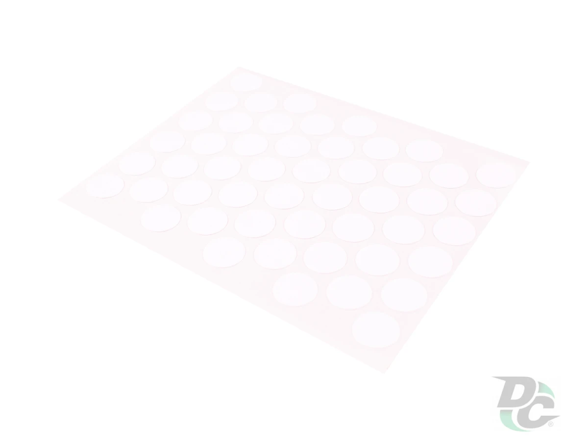 Заглушка самоклеющаяся на конфирмат белая корка 1110 