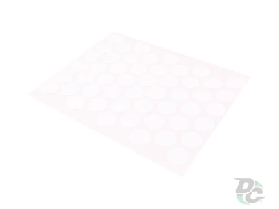 Заглушка самоклеющаяся на конфирмат белая корка 1110