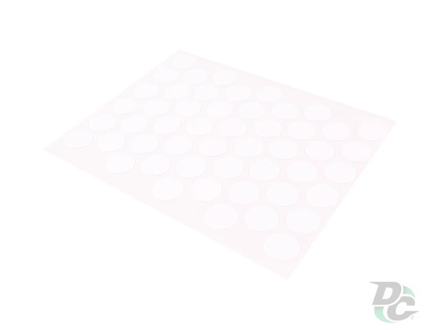 Заглушка самоклеющаяся на конфирмат белая корка 1110 