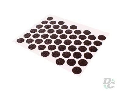 Заглушка самоклеющаяся на конфирмат венге 7104