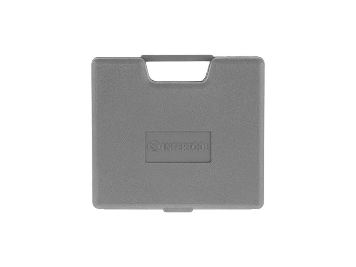 Шліфмашина пневматична у валізі 1/4" міні + набір шліфувальних каменів 10 од INTERTOOL PT-1003 