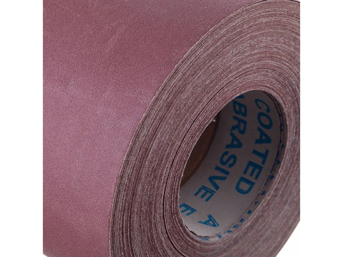 Шлифовальная шкурка на тканевой основе К220, 20 cм x 50 м INTERTOOL BT-0724 