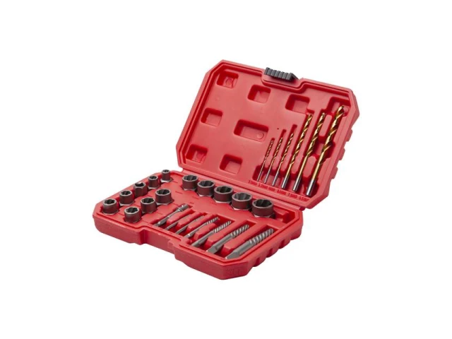 Набор экстракторов и сверл для поврежденных болтов и гаек, 26шт INTERTOOL SD-8009 