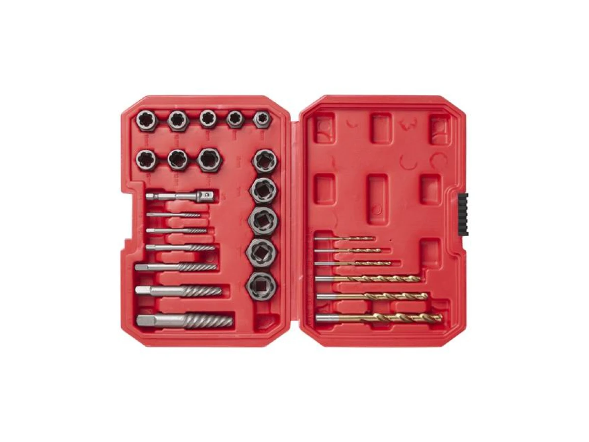 Набор экстракторов и сверл для поврежденных болтов и гаек, 26шт INTERTOOL SD-8009 