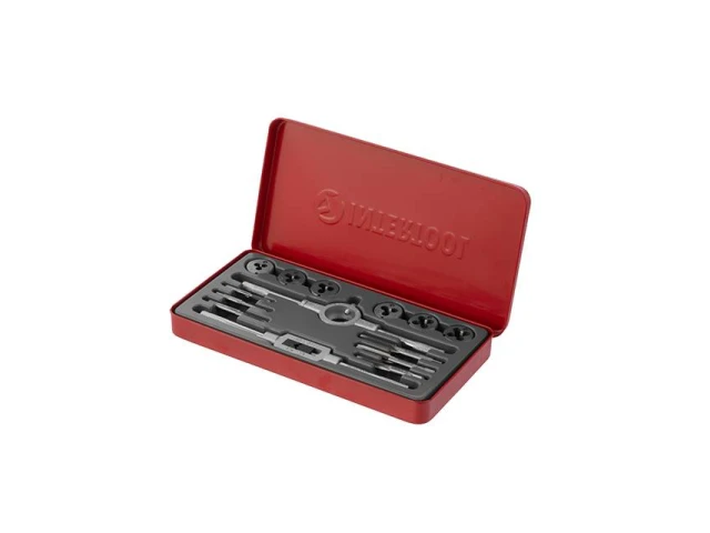 Набор плашек M3-M10 и метчиков M3-M10, 14ед INTERTOOL SD-8024 