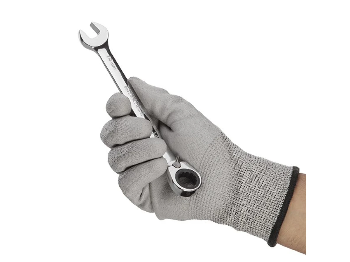 Ключ комбинированный с трещоткой 14 мм Cr-V; PROF DIN3113 INTERTOOL XT-1314 