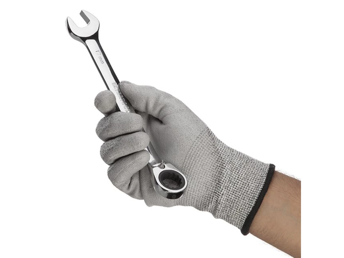 Ключ комбинированный с трещоткой 17 мм, Cr-V, PROF DIN3113 INTERTOOL XT-1317 