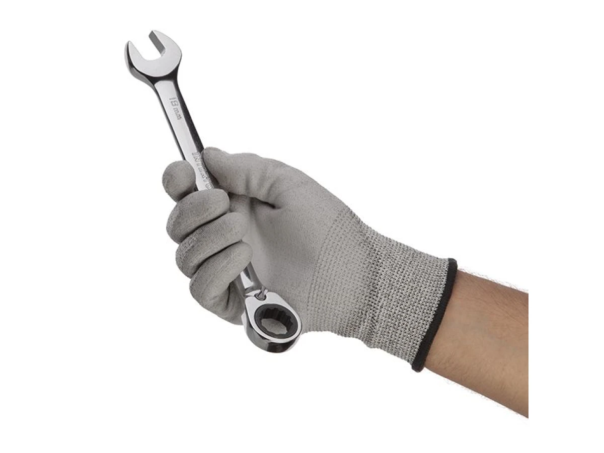 Ключ комбинированный с трещоткой 18 мм, Cr-V, PROF DIN3113 INTERTOOL XT-1318 