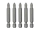 Комплект насадок викруткових PH2 1/4 "* 50мм, ACR, S2, уп. 5од., STORM INTERTOOL VT-0202 
