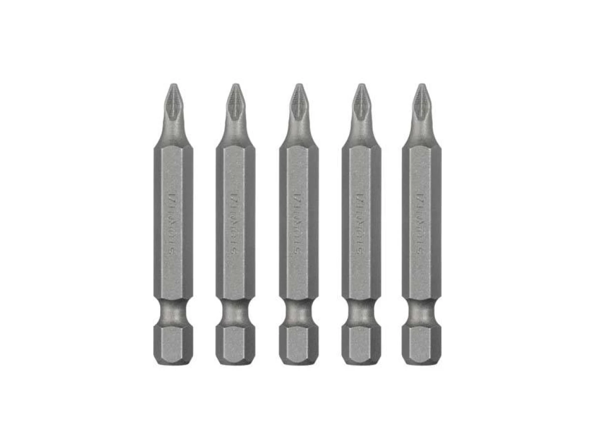 Комплект насадок викруткових PZ1 1/4 "* 50мм, ACR, S2, уп. 5од., STORM INTERTOOL VT-0203 