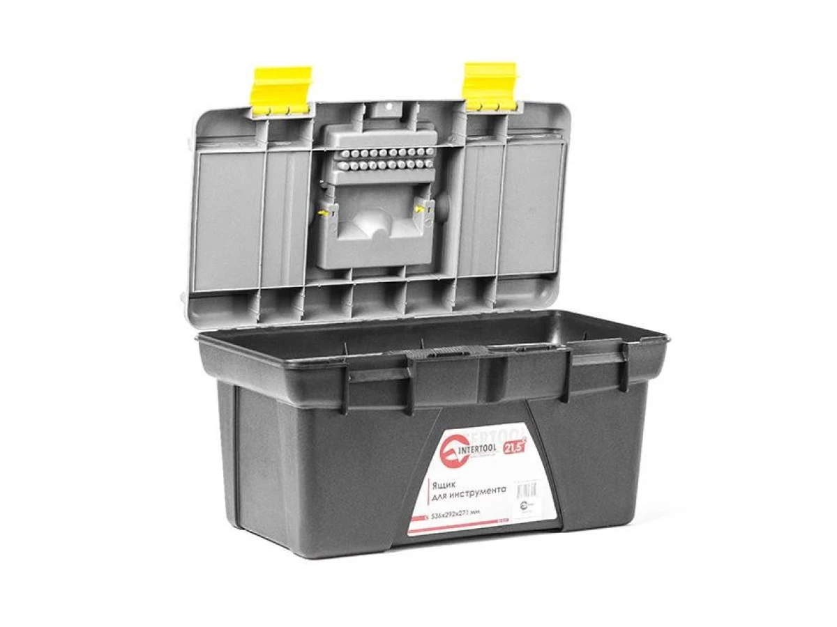 Ящик для інструменту 21.5" 536*292*271 мм INTERTOOL BX-0321 