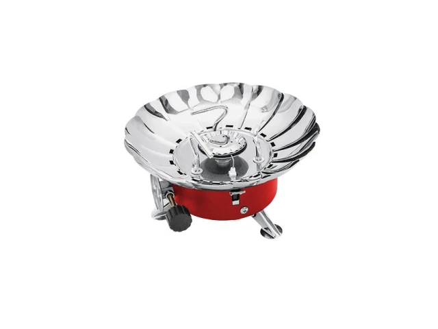 Пальник газовий туристичний із захистом від вітру INTERTOOL GS-0011 