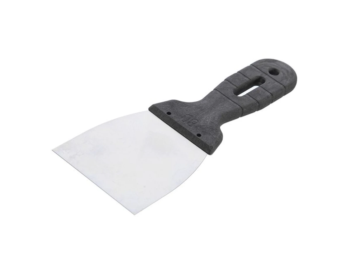 Шпатель из нержавеющей стали 80мм INTERTOOL KT-2080 