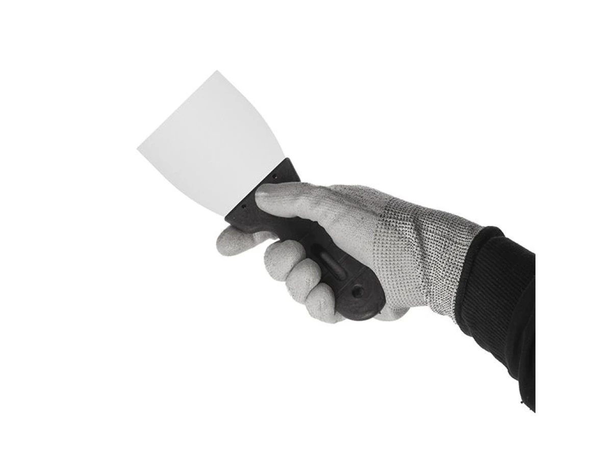 Шпатель из нержавеющей стали 80мм INTERTOOL KT-2080 