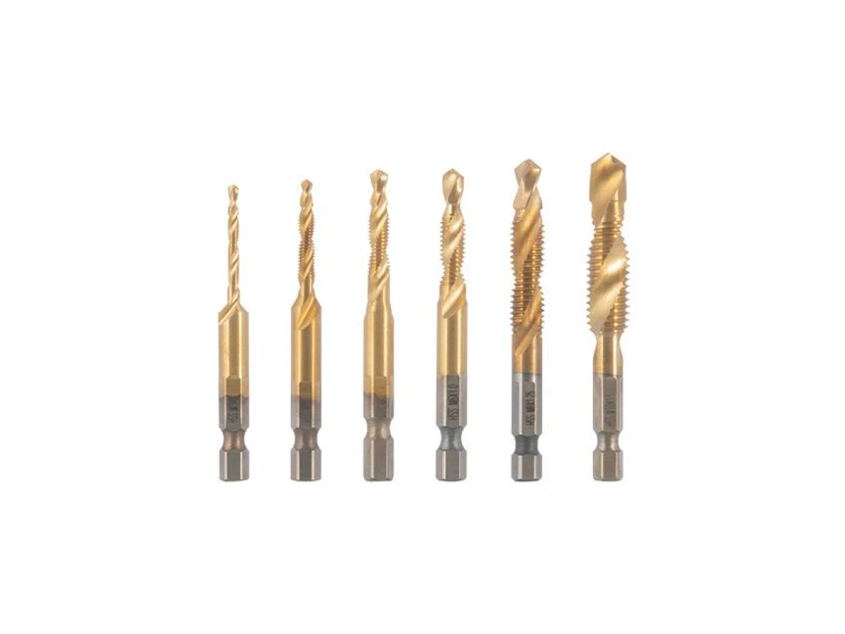 Набір свердел-мітчиків 6 од. INTERTOOL SD-5841 
