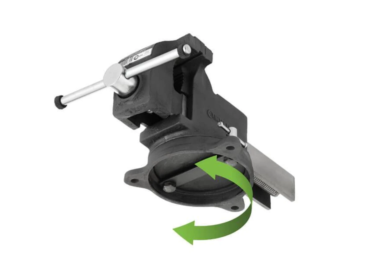 Тиски слесарные поворотные 150 мм STORM INTERTOOL HT-0087 