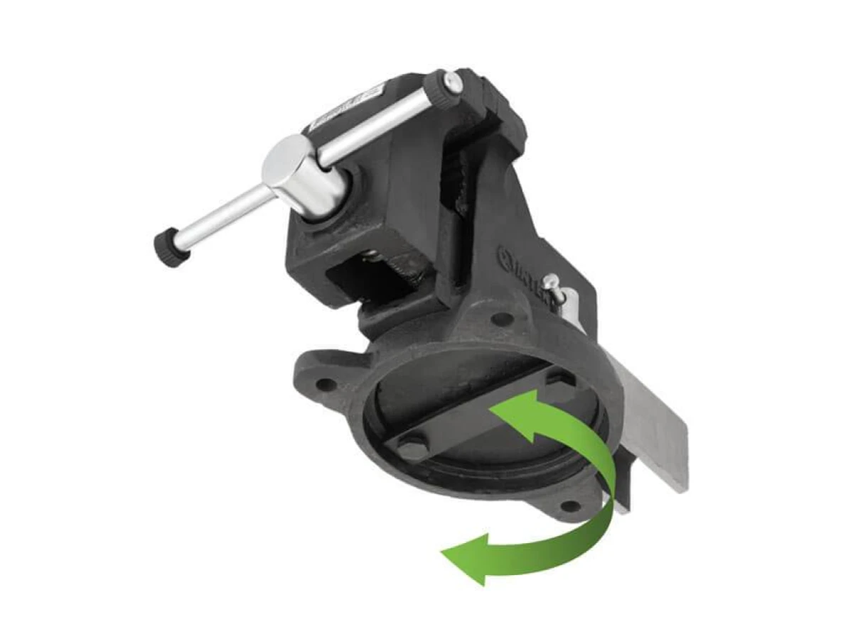 Тиски слесарные поворотные 100 мм STORM INTERTOOL HT-0085 