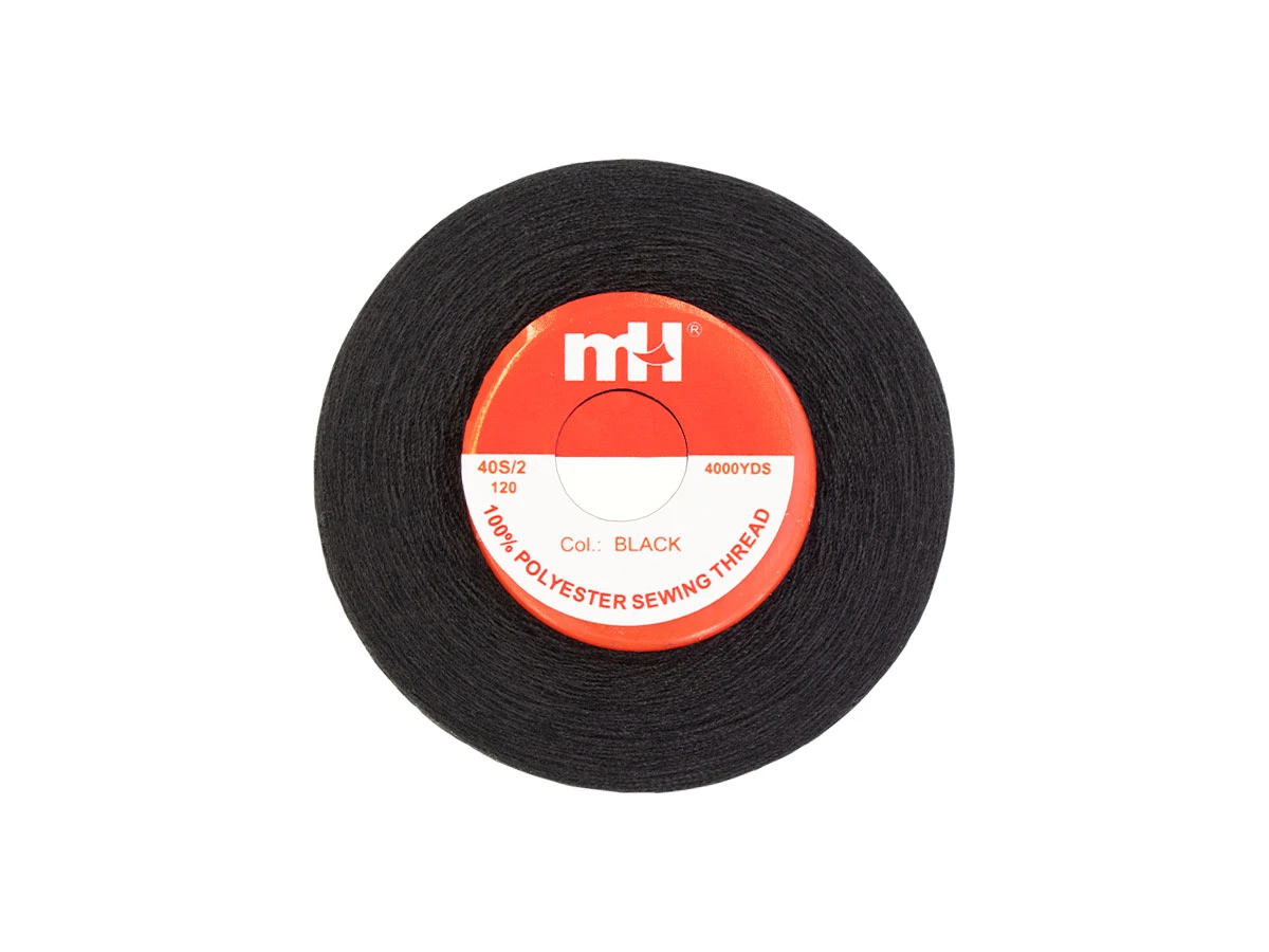 Нитка mH 40s/2 (3650м) Чорний 