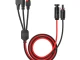 Адаптер для підключення сонячних панелей 14 Awg 0.65 m, MC4 - Anderson, XT60, DC7909 INTERTOOL AD-0003 
