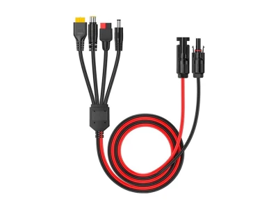 Адаптер для підключення сонячних панелей 16 Awg 0.65 м, MC4 - Anderson, XT60, DC7909, DC5521 INTERTOOL AD-0002