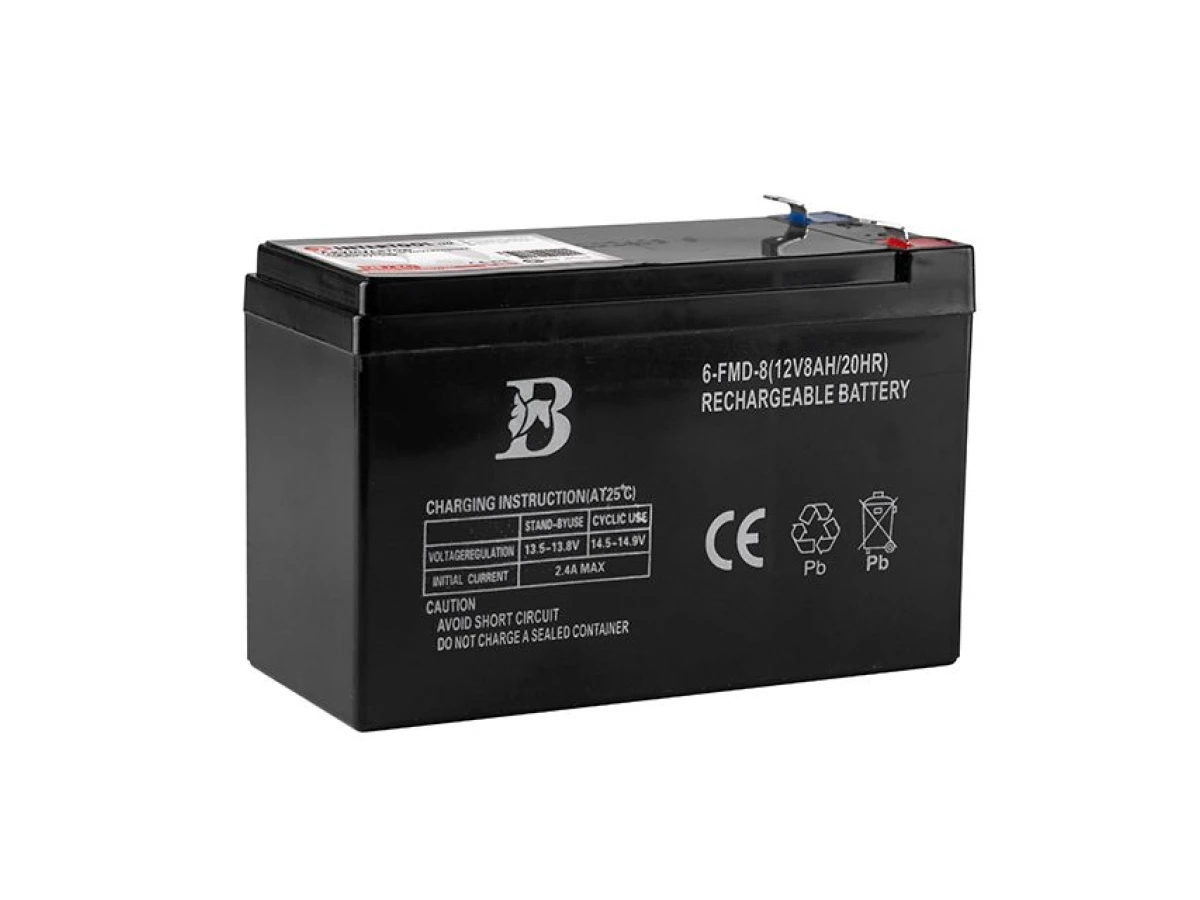 Аккумулятор 12 В/8 Ач для ранцевых аккумуляторных опрыскивателей 12/16 л INTERTOOL DT-9002 