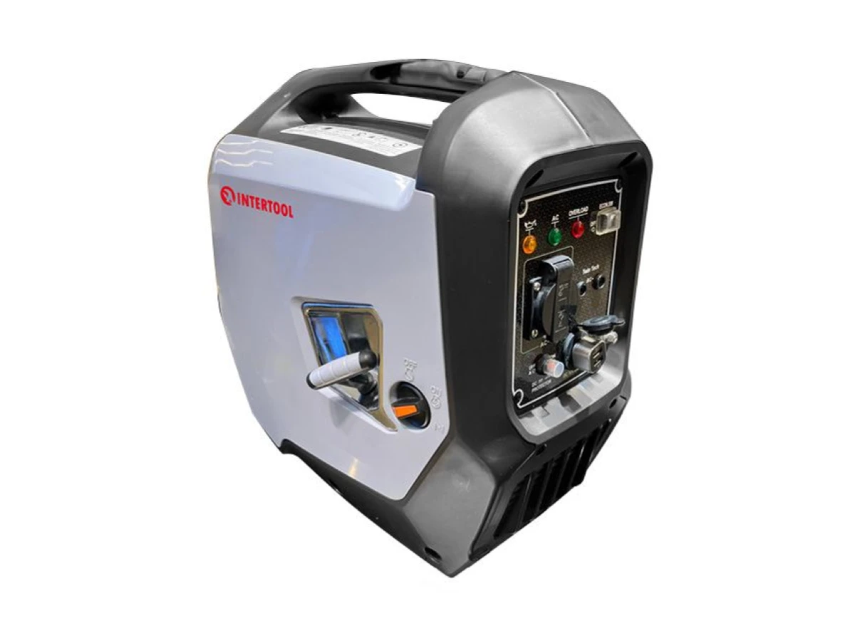 Генератор бензиновый инверторный 1.8/2 кВт, 220 В, 4 л, ручной старт, медная обмотка, STORM INTERTOOL DT-1320 