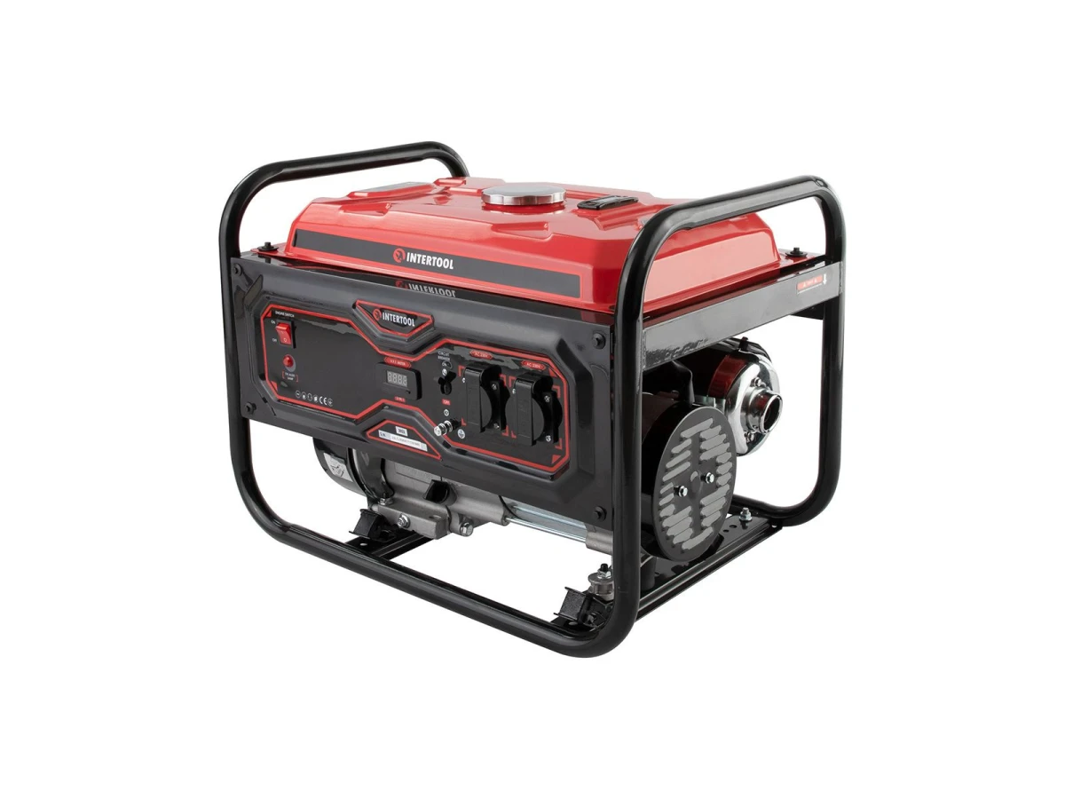 Генератор бензиновый инверторный 2.8/3 кВт, 220 В, 8 л, ручной старт, медная обмотка, STORM INTERTOOL DT-1330 