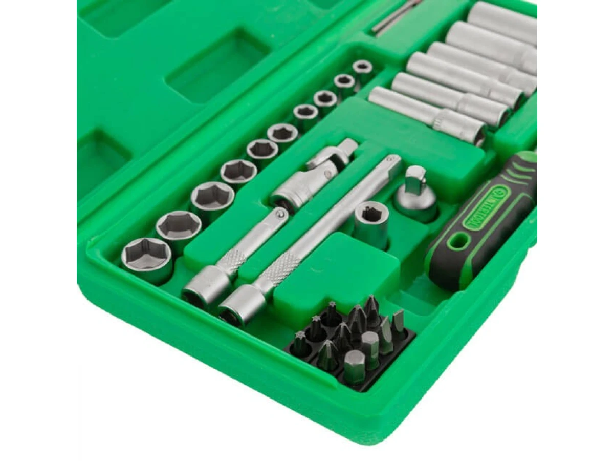 Набір інструментів 36 од., 1/4" INTERTOOL ET-6036SP 