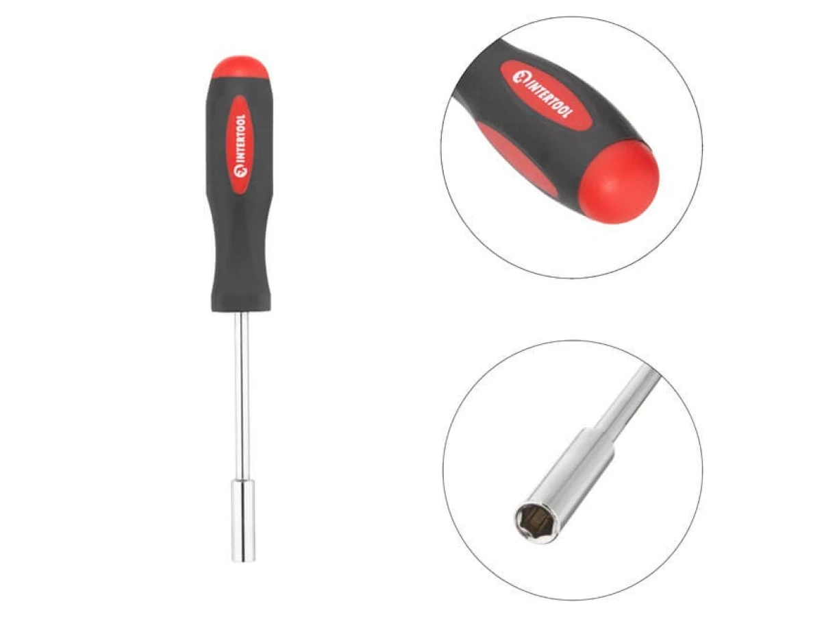 Набір інструментів 1/2" & 3/8" & 1/4", 233 од., Cr-V STORM INTERTOOL ET-8233 