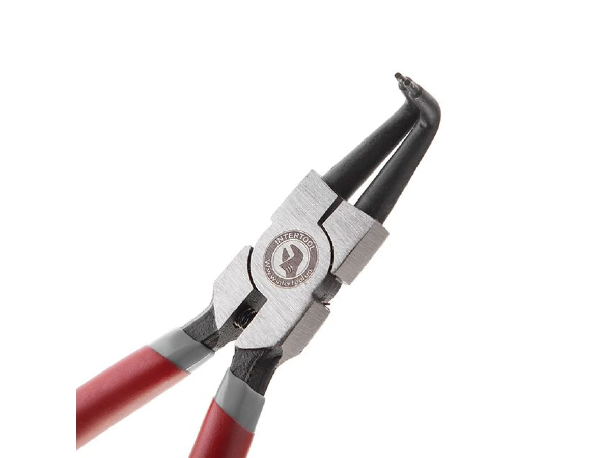 Набiр щипців для зняття і встановлення стопорних кілець 150 мм, 4 шт INTERTOOL HT-7001 