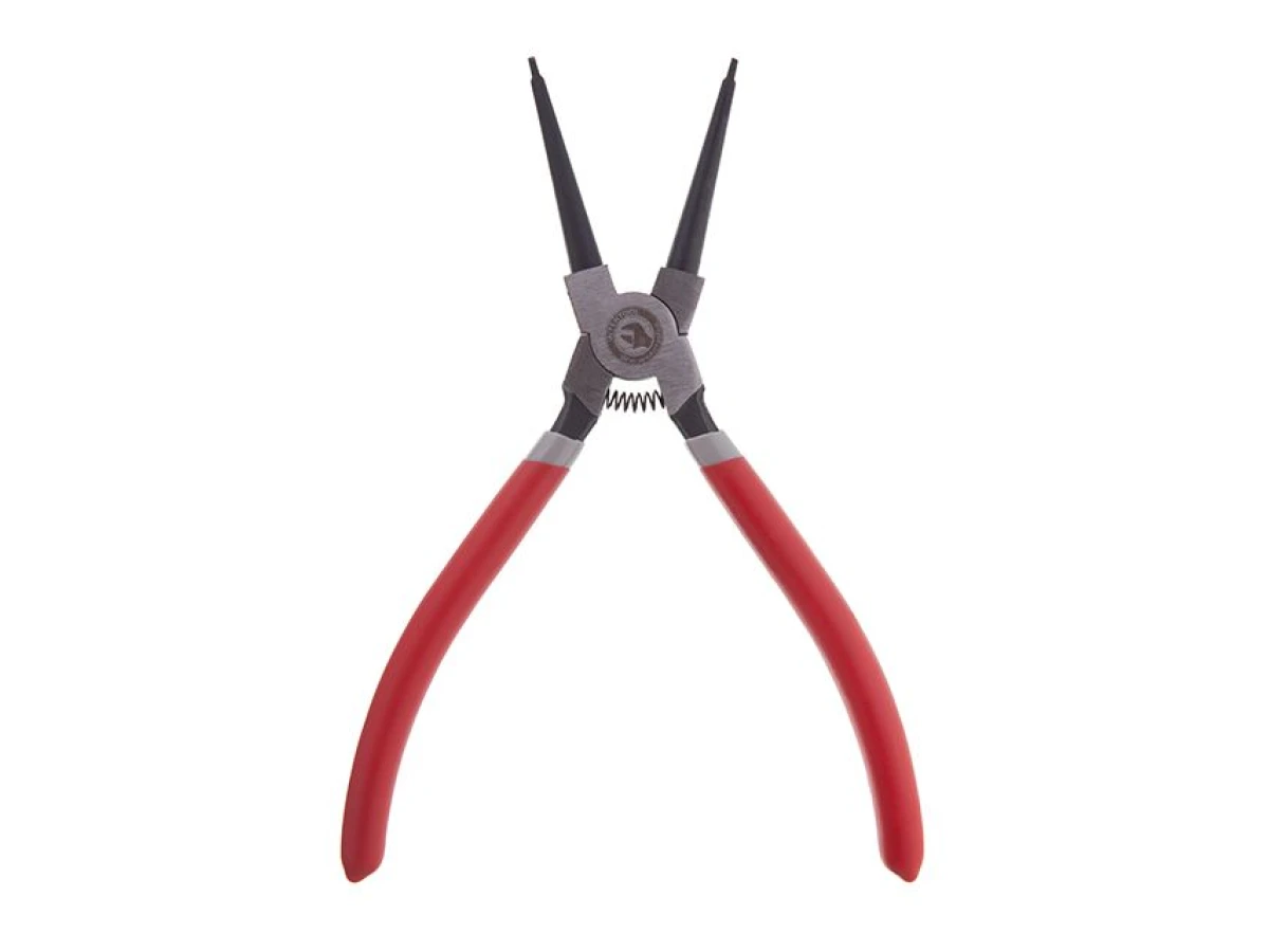 Щипці для зняття стопорных кілець прямі на стискання 180 мм INTERTOOL HT-7011 