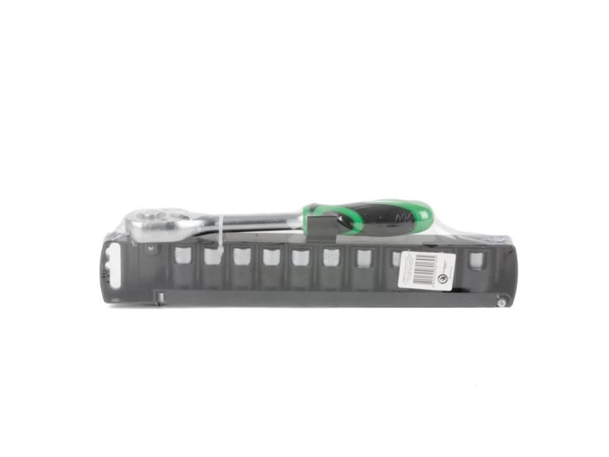 Набір головок 10 од. з рукояткою з храповим механізмом 1/2" INTERTOOL ET-6013 