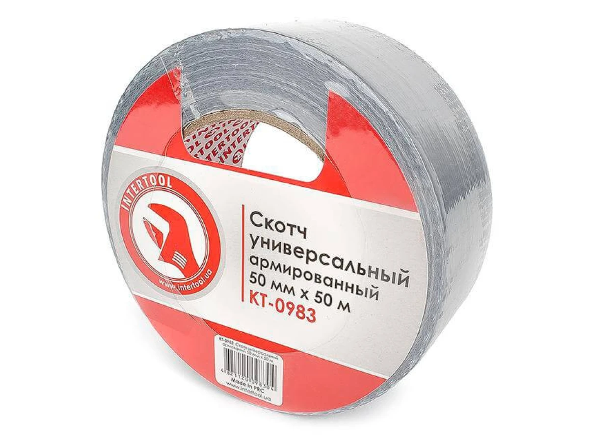 Скотч універсальний армований 50 мм * 50 м. INTERTOOL KT-0983 
